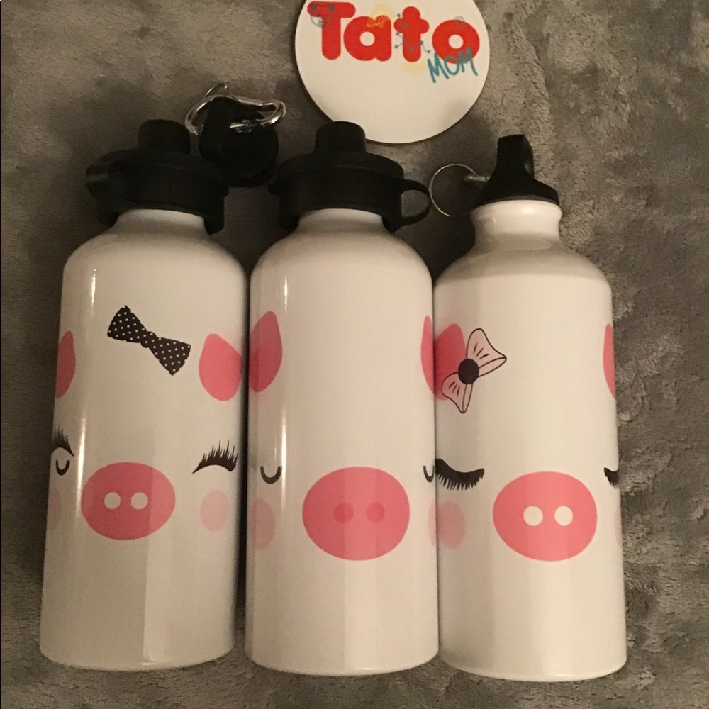 TatoAndMom 20.0z Aluminum Water Bottle